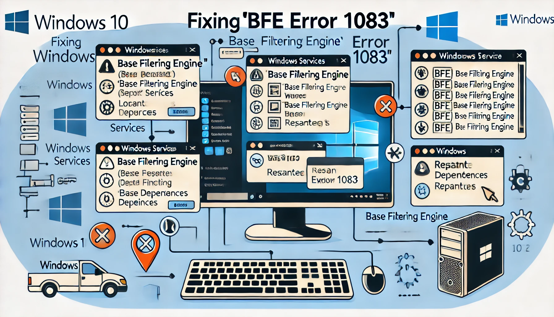 Fix BFE Error 1083 on Windows 10: Comprehensive Guide